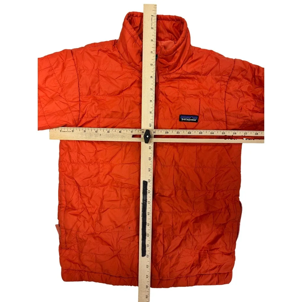 Patagonia Kids Nano Puff Jacket Orange PrimaLoft Insulated Size L